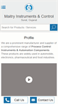 Mobile Screenshot of maitryinstruments.com
